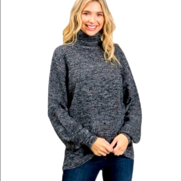 color alien Sweaters - Cozy knit turtleneck sweater